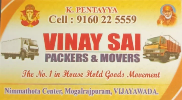Vinay Sai Packers and Movers in Mogalrajpuram