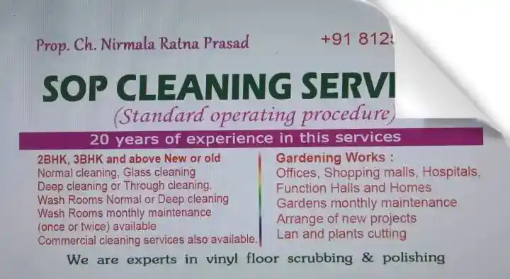 SOP Cleaning Services in Benz Circle