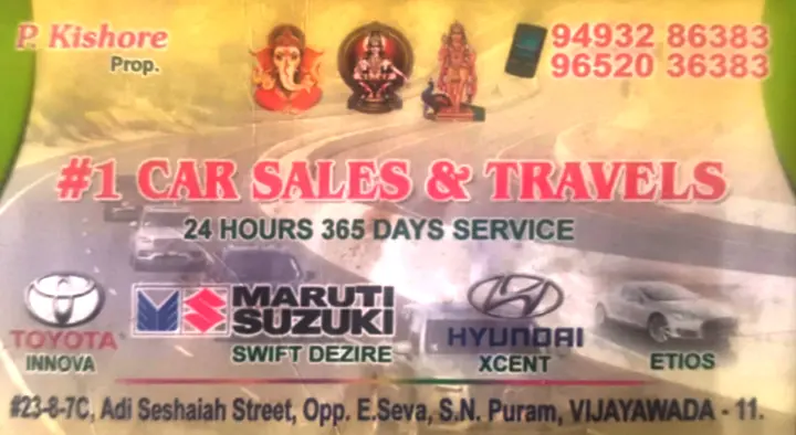 Car Sales and Travels in SN Puram