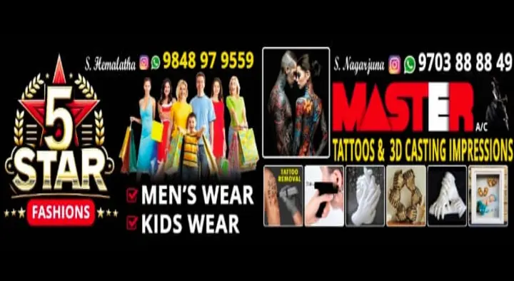 Master Tattoo and 3D Casting Impressions in Rama Krishna Puram