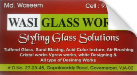 Wasi Glass Works in Governerpet