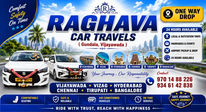 Raghava Car Travels in Gunadala