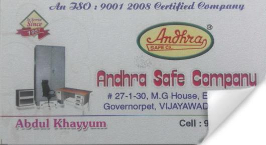 Andhra Safe Company in Governorpet