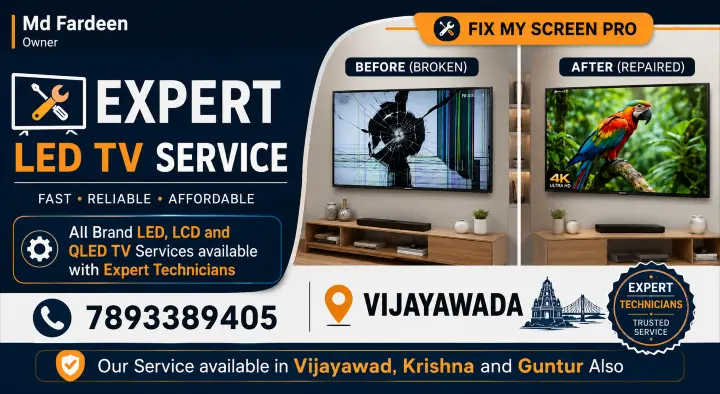 Expert LED TV Service in Benz Circle