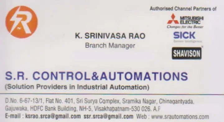 SR Control and Automations in Gajuwaka