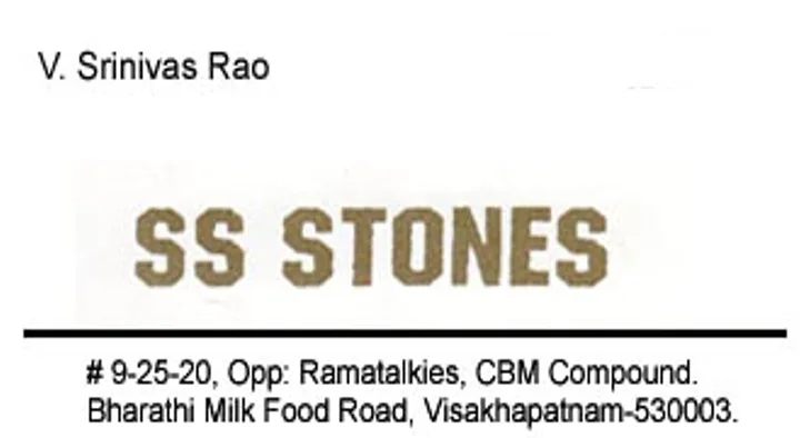 SS Stone in CBM Compound