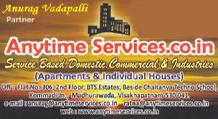 Anytime servicescoin in Madhurawada