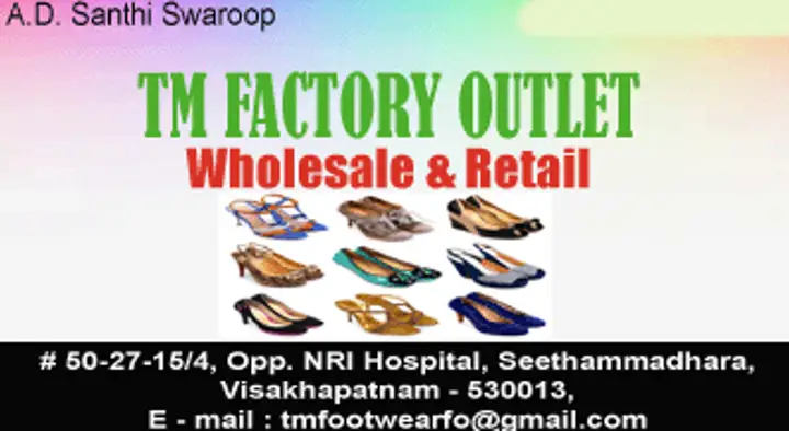 TM Fsctory Outlet Wholesale and Retail in Seethammadhara