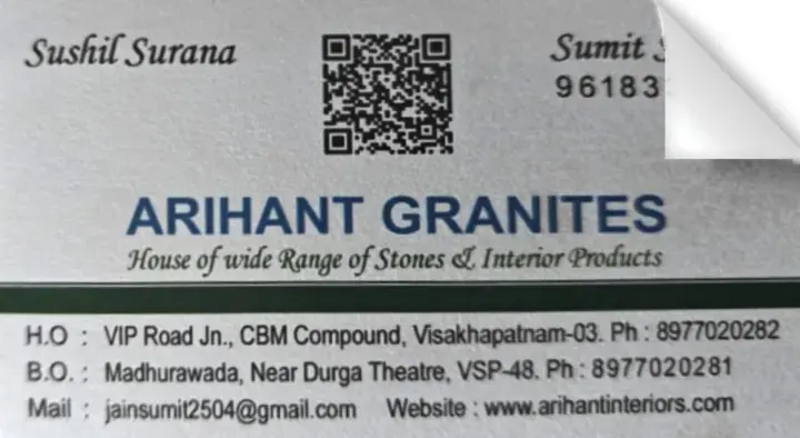 Arihant Granites in CBM Compound