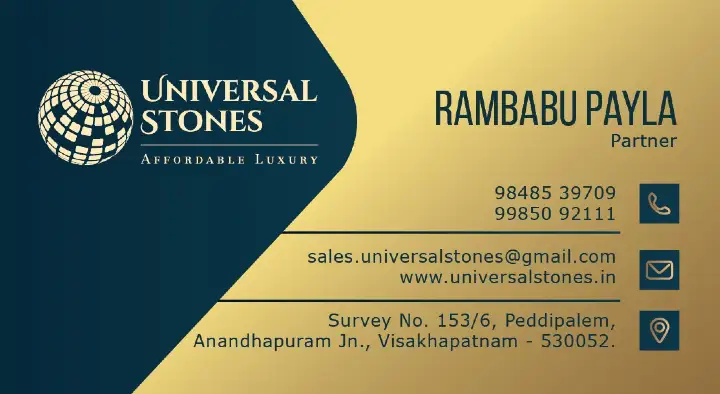 Universal Stones in Anandapuram
