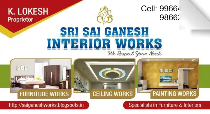 Sri Sai Ganesh Interior Works in Main Road