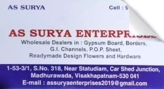 AS Surya Enterprises in Madhurawada