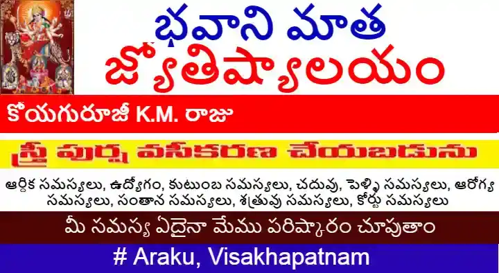 Bhavani Matha Jyothishyalayam in Araku