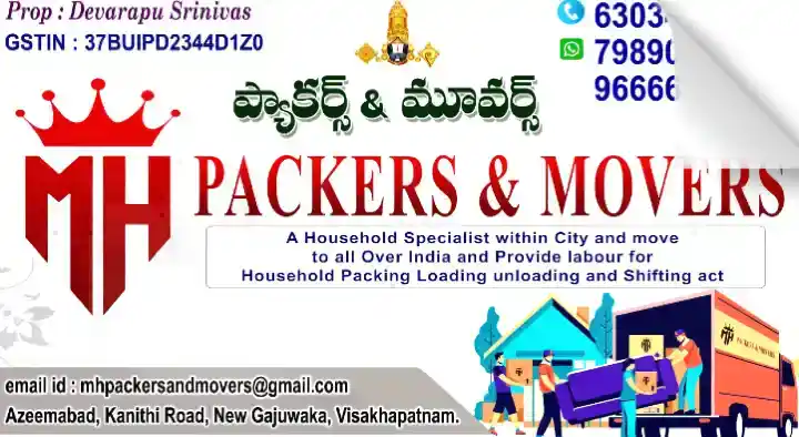 MH Packers and Movers in New Gajuwaka