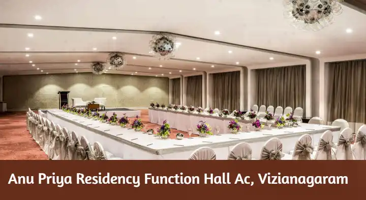 Anu Priya Residency Function Hall Ac in MG Road