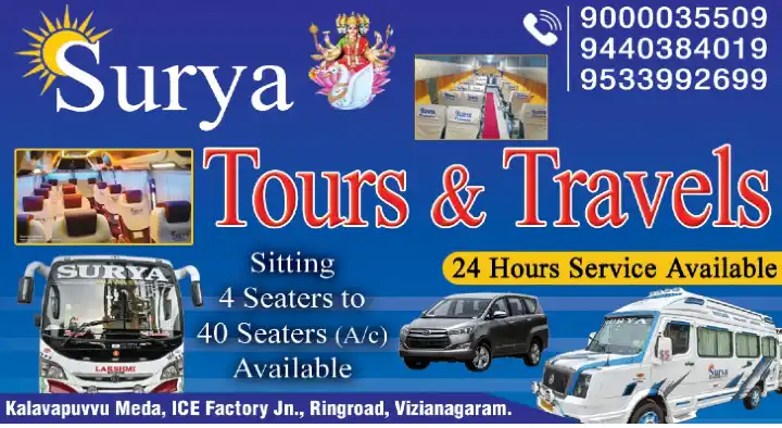 Surya Tours and  Travels in Jonnaguddi Area