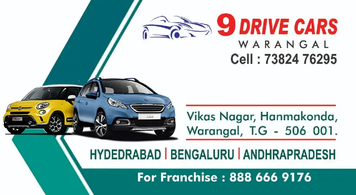 9 Drive Cars in Hanamkonda