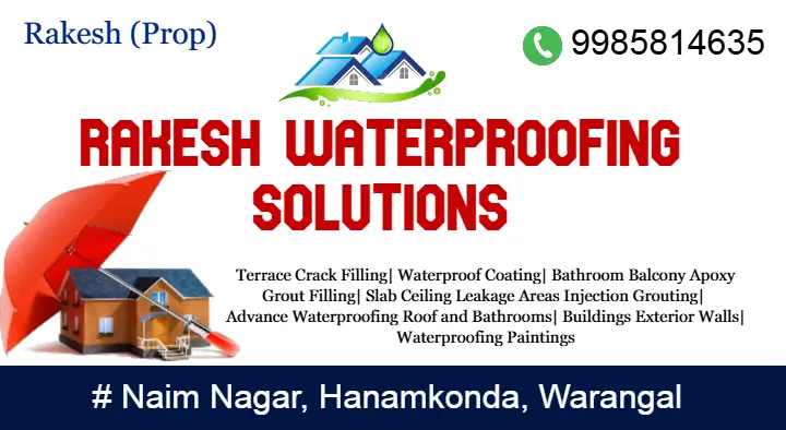 Rakesh Waterproofing Solutions in Hanamkonda