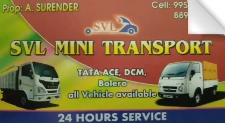 SVL Mini Transport in Hanamkonda