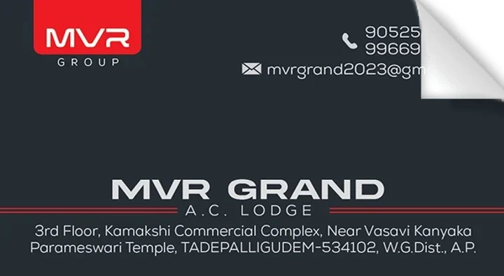 MVR Grand AC Lodge in Tadepalligudem