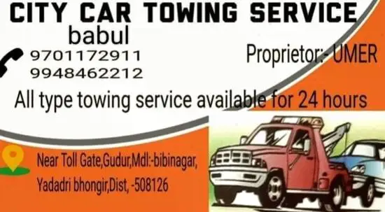City Car Towing Service in Bhuvanagiri Town